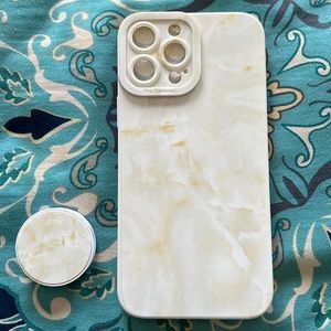 White Marble case